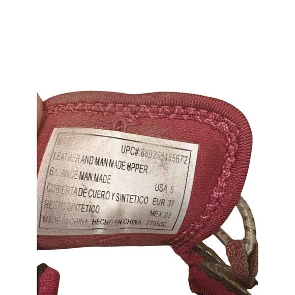 Eddie Bauer Sandals Womens Size 5 Taupe Pink Water Sport Closed Toe Bungee EUC - Picture 2 of 6